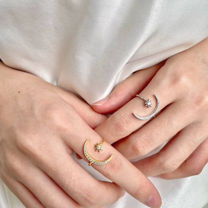 Angela Jewelry]Eternity Mond &amp; Stern Ring