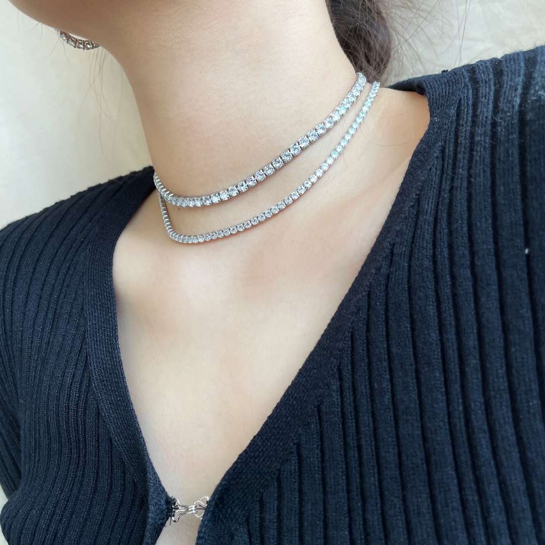 Angela Jewelry]Elegante Tenniskette