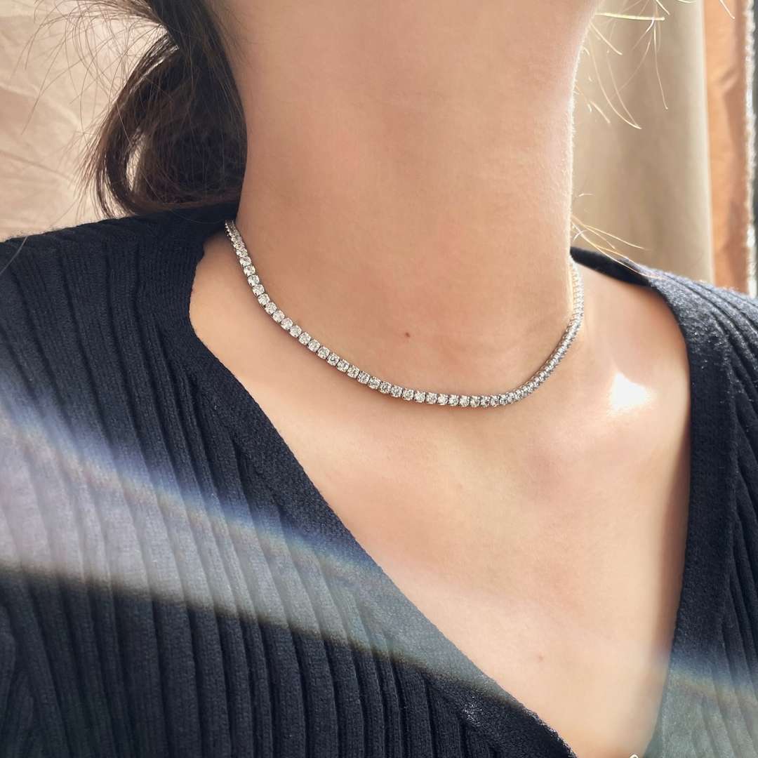 Angela Jewelry]Elegante Tenniskette