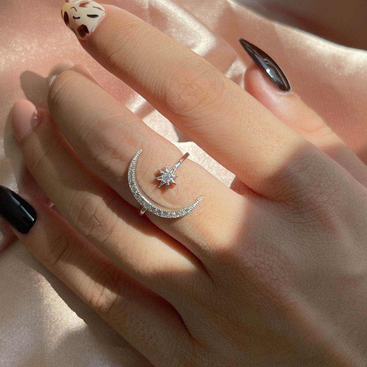 Angela Jewelry]Eternity Mond &amp; Stern Ring