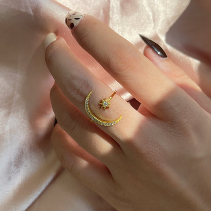 Angela Jewelry]Eternity Mond &amp; Stern Ring