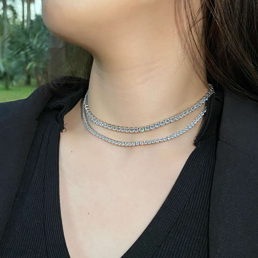 Angela Jewelry]Elegante Tenniskette