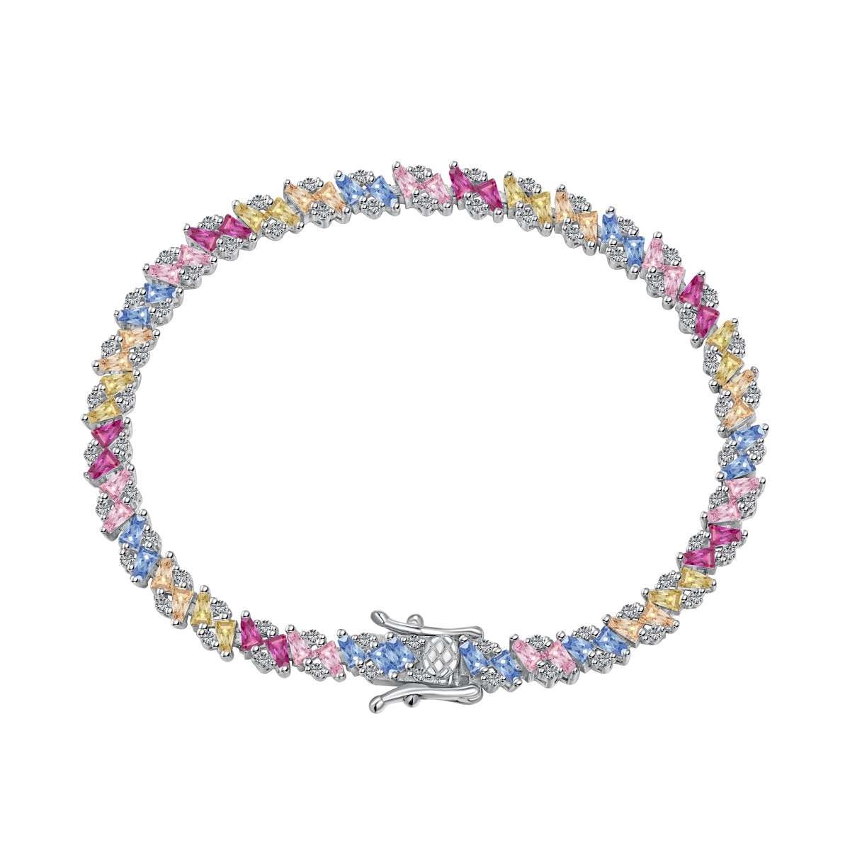 Angela Jewelry]Verziertes, funkelndes Party-Armband mit mehreren Schliffen