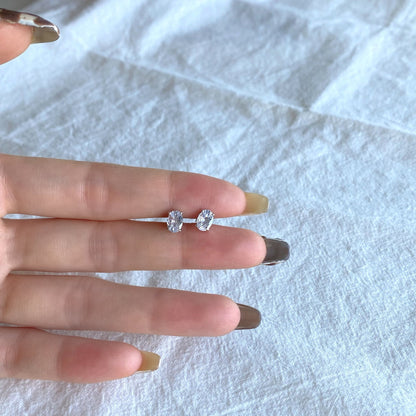 Angela Jewelry]Ovale klassische, würdevolle, elegante Ohrringe