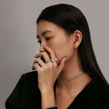 Angela Jewelry]Elegante Tenniskette