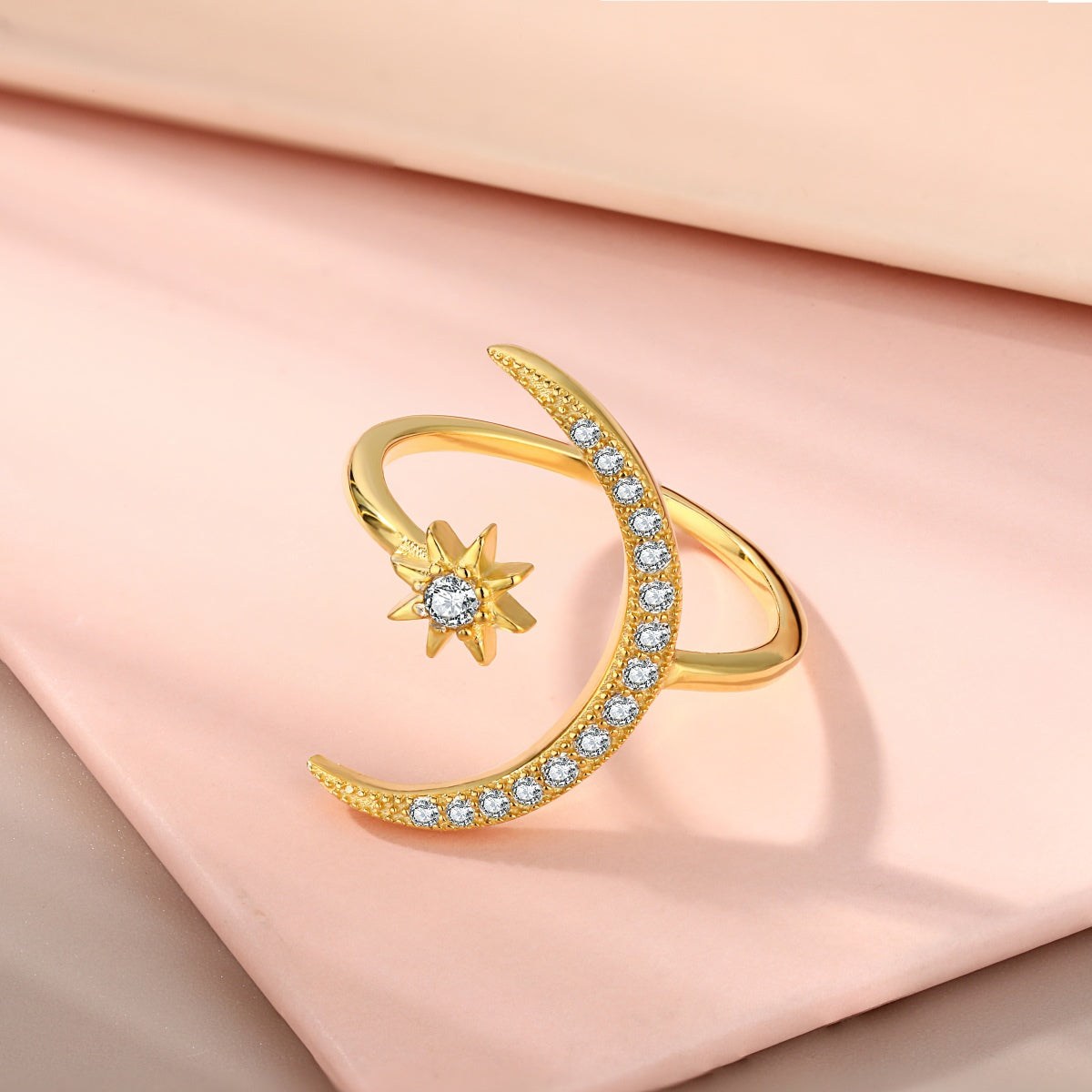Angela Jewelry]Eternity Mond &amp; Stern Ring