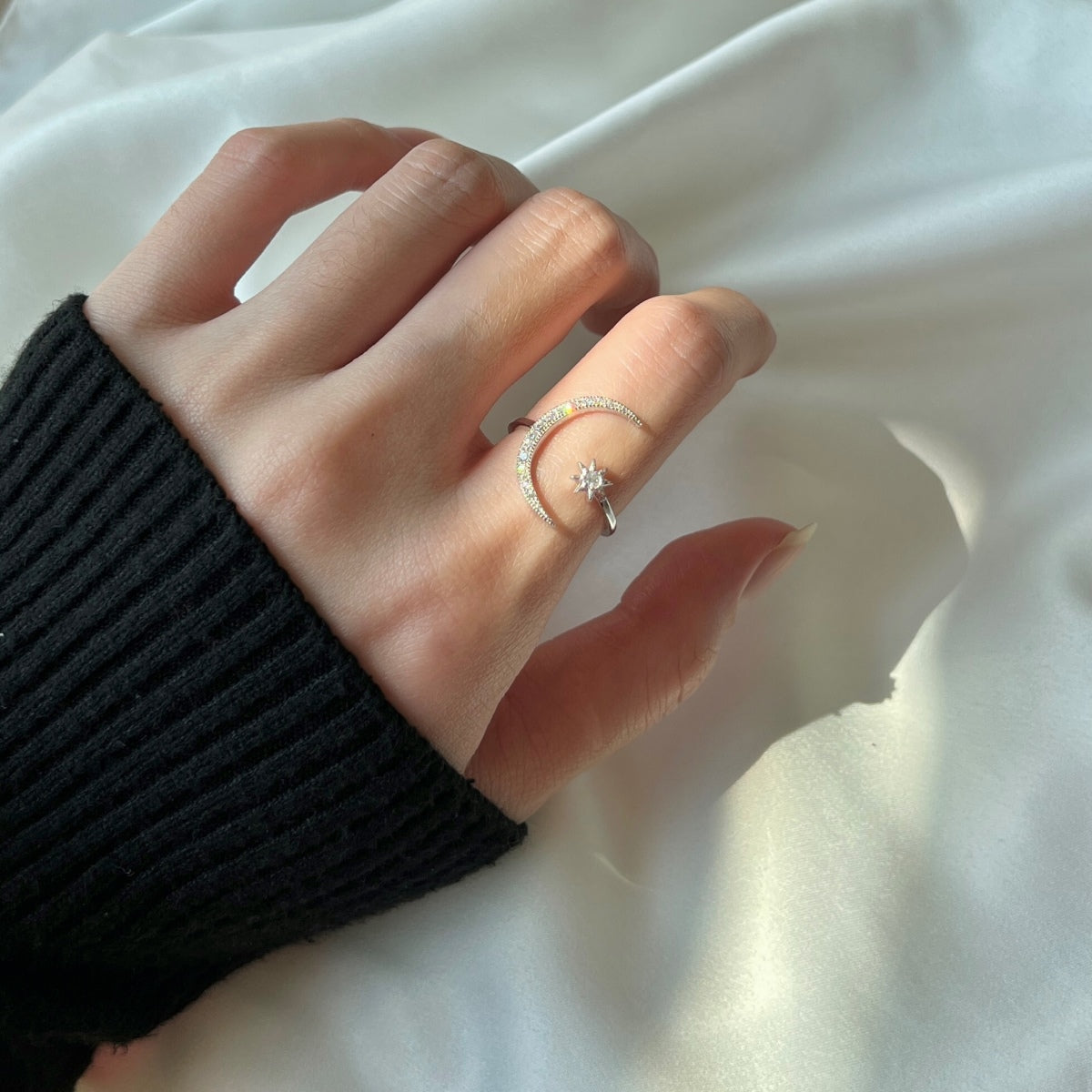 Angela Jewelry]Eternity Mond &amp; Stern Ring