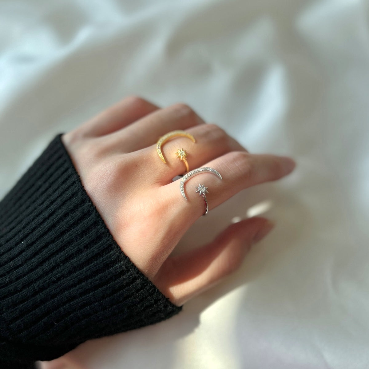 Angela Jewelry]Eternity Mond &amp; Stern Ring