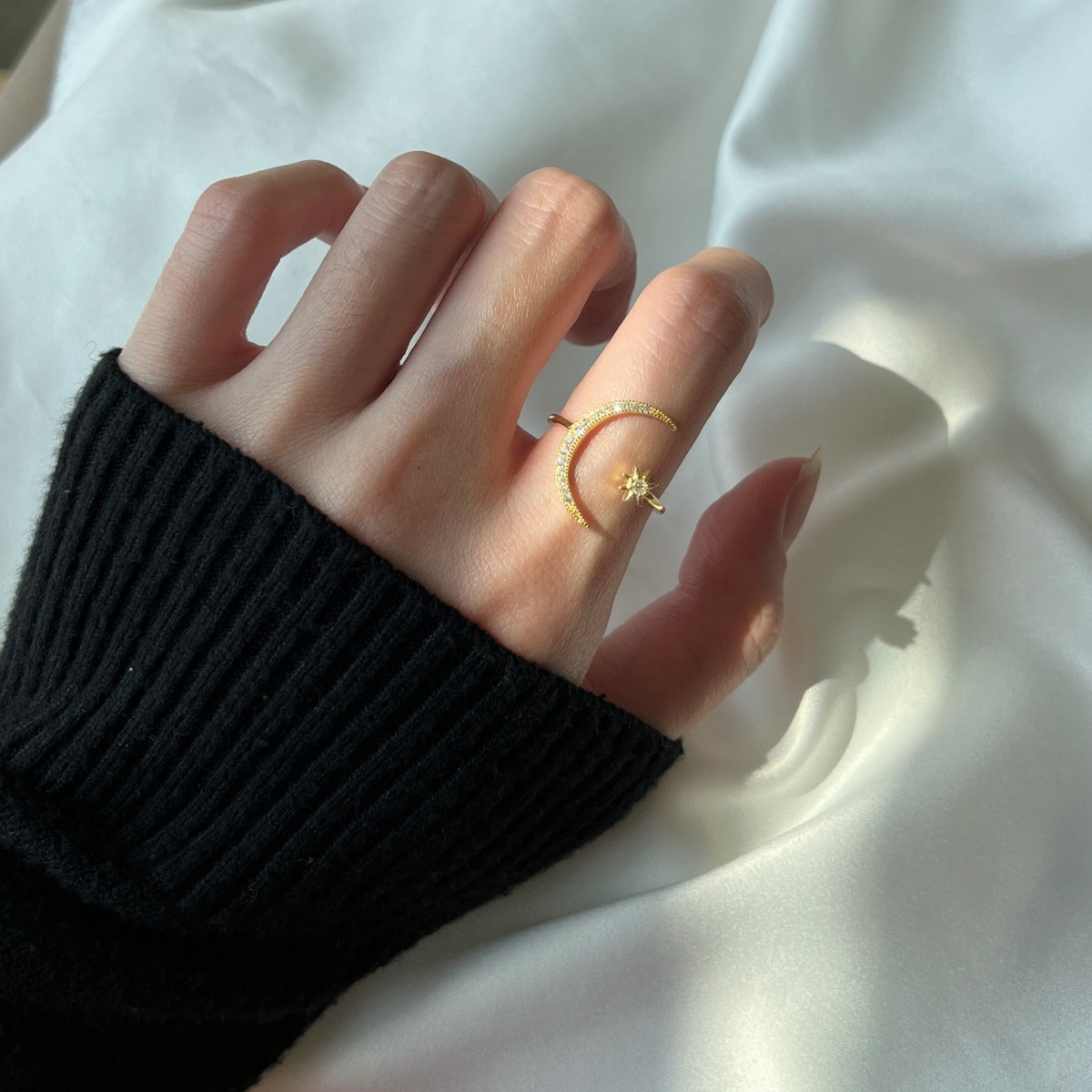 Angela Jewelry]Eternity Mond &amp; Stern Ring