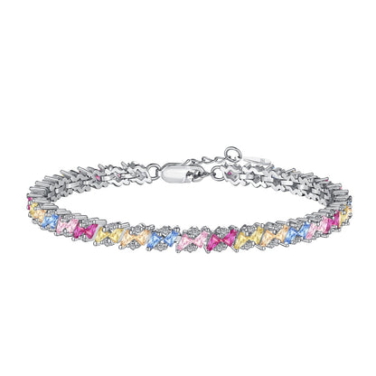 Angela Jewelry]Verziertes, funkelndes Party-Armband mit mehreren Schliffen