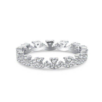 Angela Jewelry]Eleganter, prächtiger Partyring in runder Form