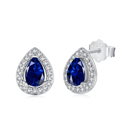 Angela Jewelry]Luxuriöse Ohrringe in Wassertropfenform