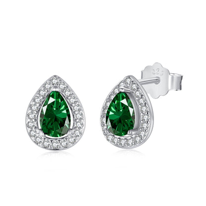Angela Jewelry]Luxuriöse Ohrringe in Wassertropfenform