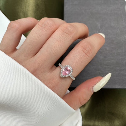 Angela Jewelry]1,0 Karat luxuriöser, strahlender Ehering in Wassertropfenform