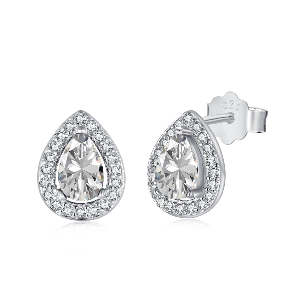 Angela Jewelry]Luxuriöse Ohrringe in Wassertropfenform
