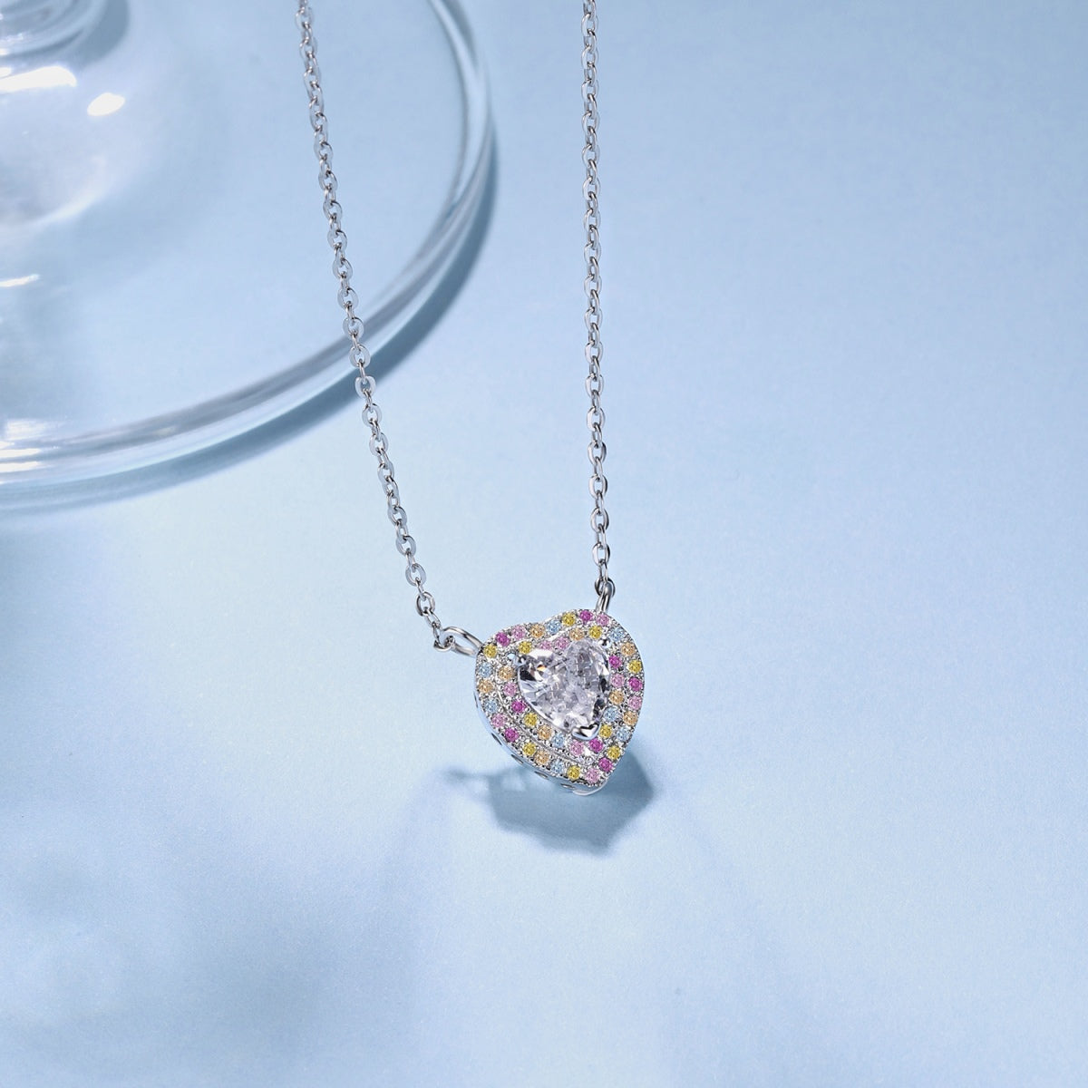 Angela Jewelry]Exquisite Halskette in Herzform
