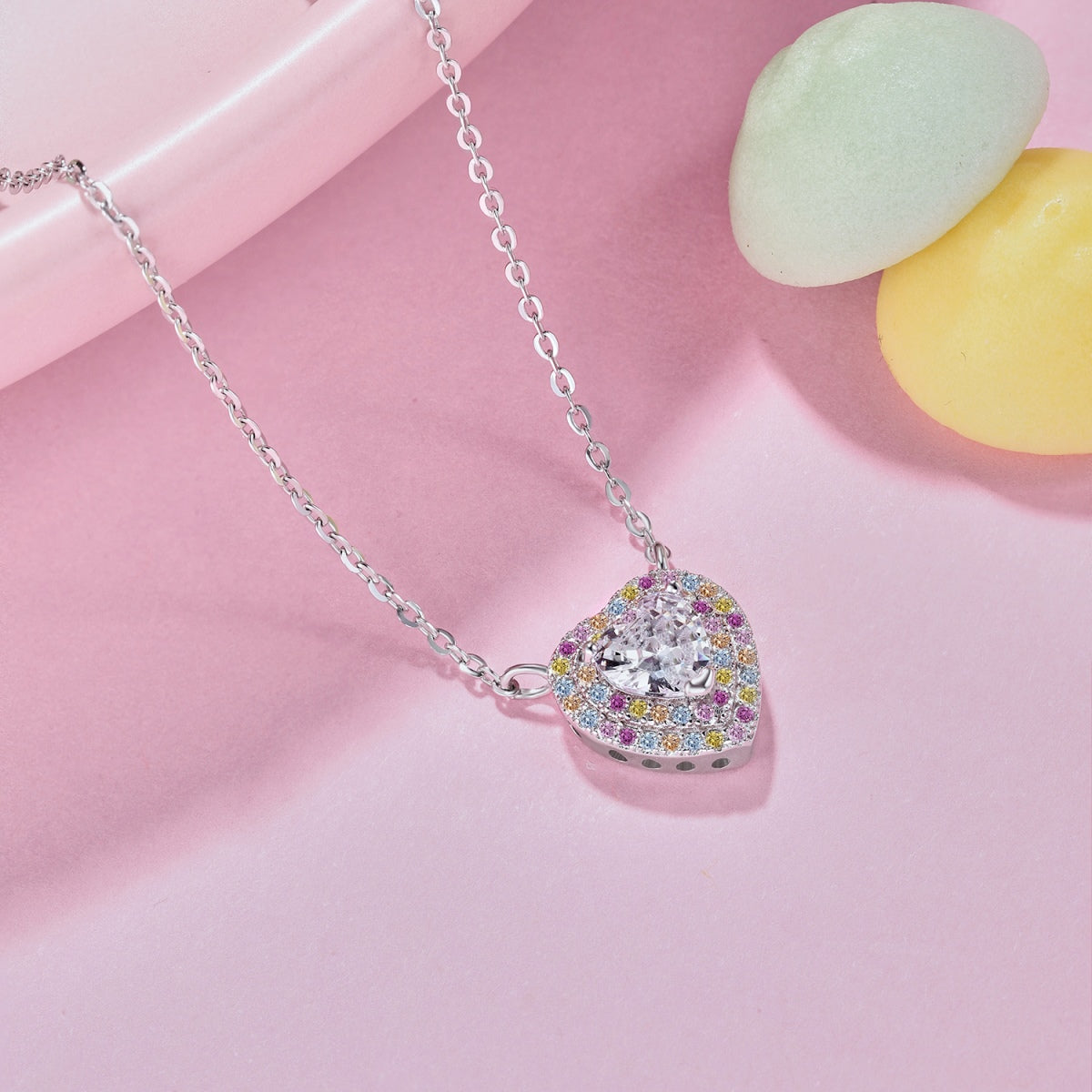 Angela Jewelry]Exquisite Halskette in Herzform