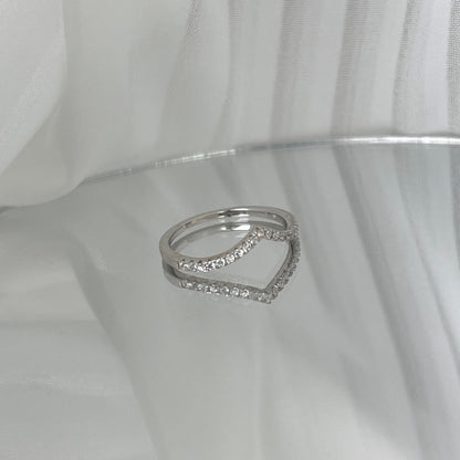 Angela Jewelry]Aufwendiger Tennisbandring