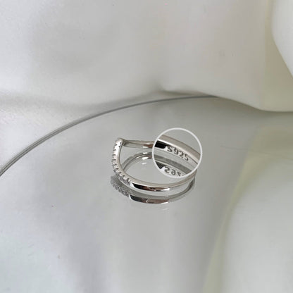 Angela Jewelry]Aufwendiger Tennisbandring