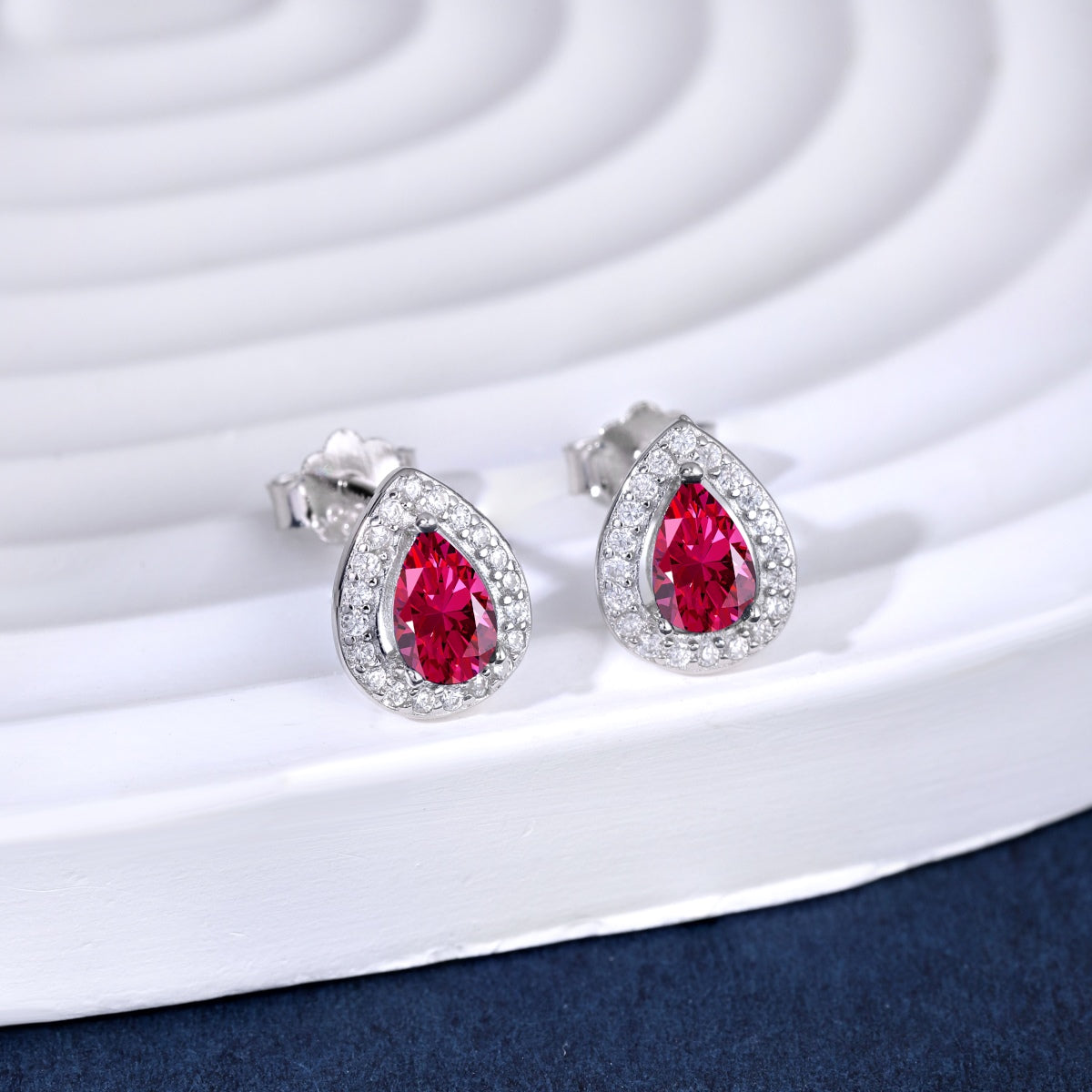 Angela Jewelry]Luxuriöse Ohrringe in Wassertropfenform