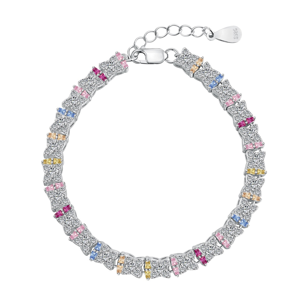 Angela Jewelry]Einzigartiges buntes Armband in Blumenform für den Alltag