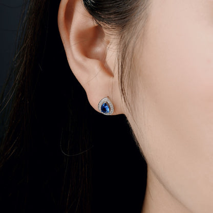 Angela Jewelry]Luxuriöse Ohrringe in Wassertropfenform