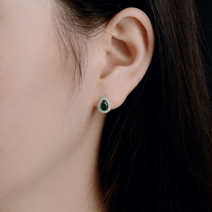Angela Jewelry]Luxuriöse Ohrringe in Wassertropfenform