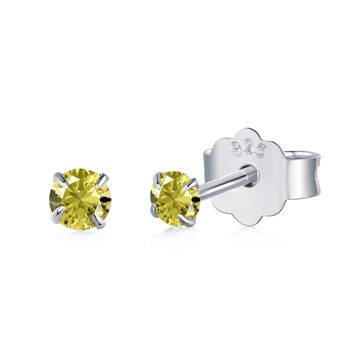 Angela Jewelry]Zarte Solitär-Ohrringe