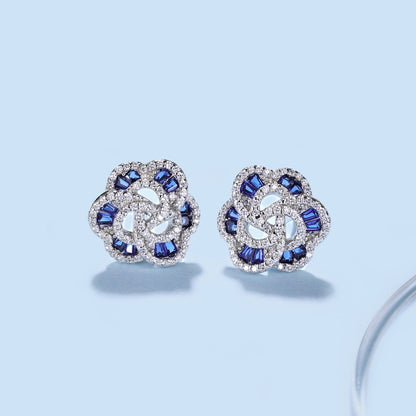 Angela Jewelry]Exquisite Blumenform Tägliche Ohrringe