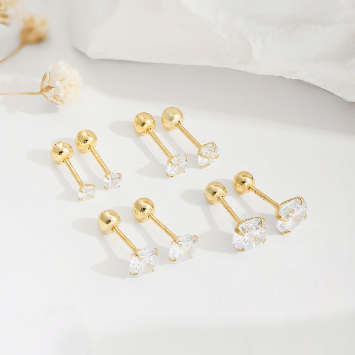 Angela Jewelry]Einzigartige U-förmige Ohrknochen-Ohrringe