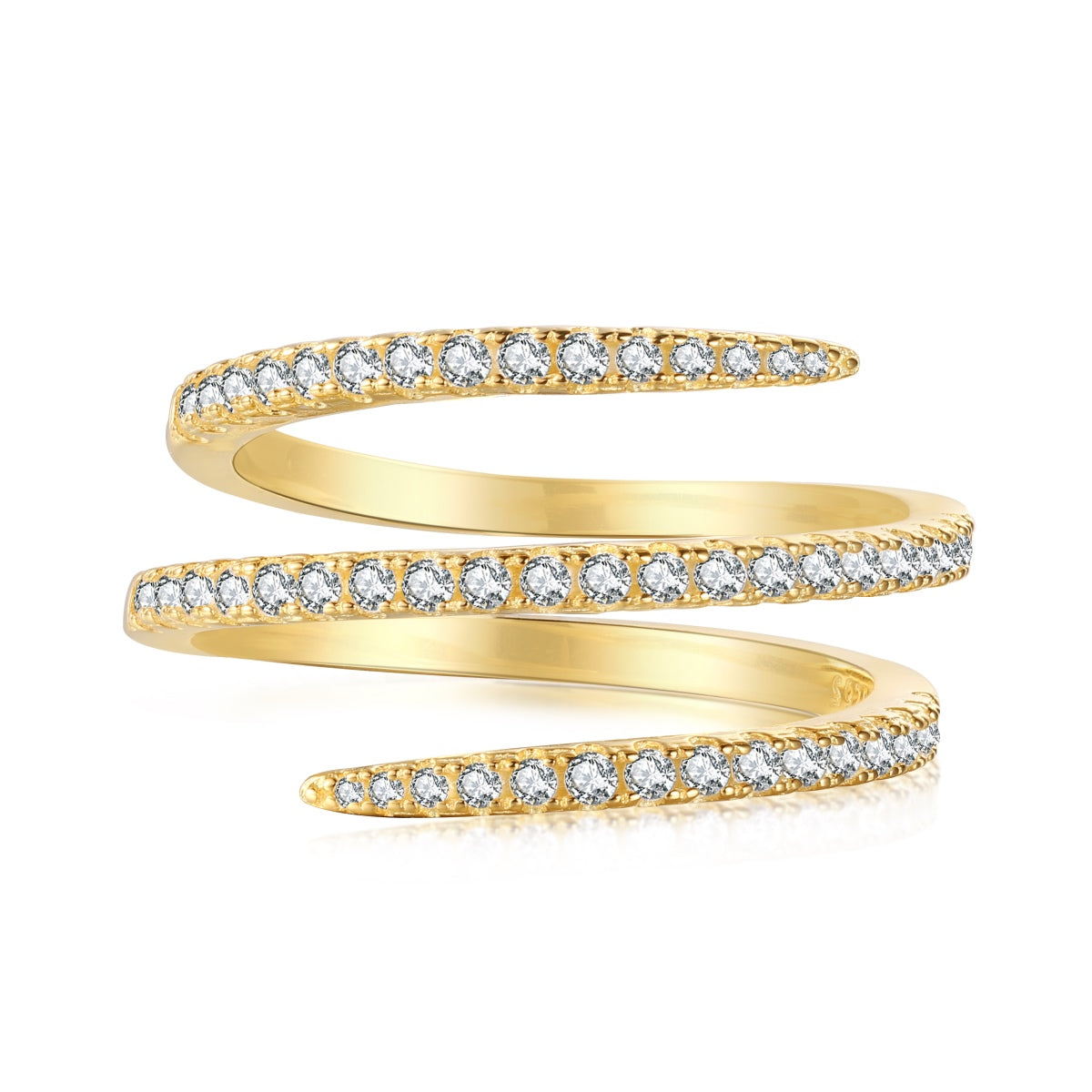 Angela Jewelry]Einzigartiger, lebendiger, verschlungener Alltagsring