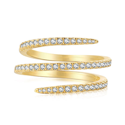 Angela Jewelry]Einzigartiger, lebendiger, verschlungener Alltagsring
