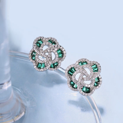 Angela Jewelry]Exquisite Blumenform Tägliche Ohrringe