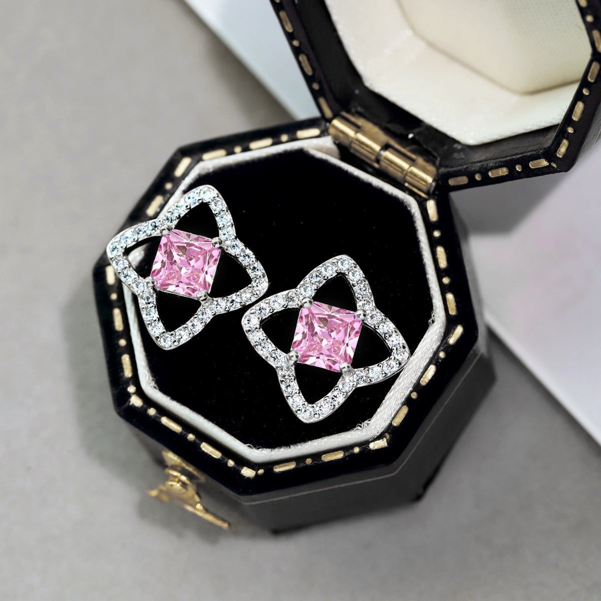 Angela Jewelry]Elegante Sternform Princess Cut Tägliche Ohrringe