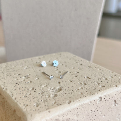 Angela Jewelry]Zarte Solitär-Ohrringe