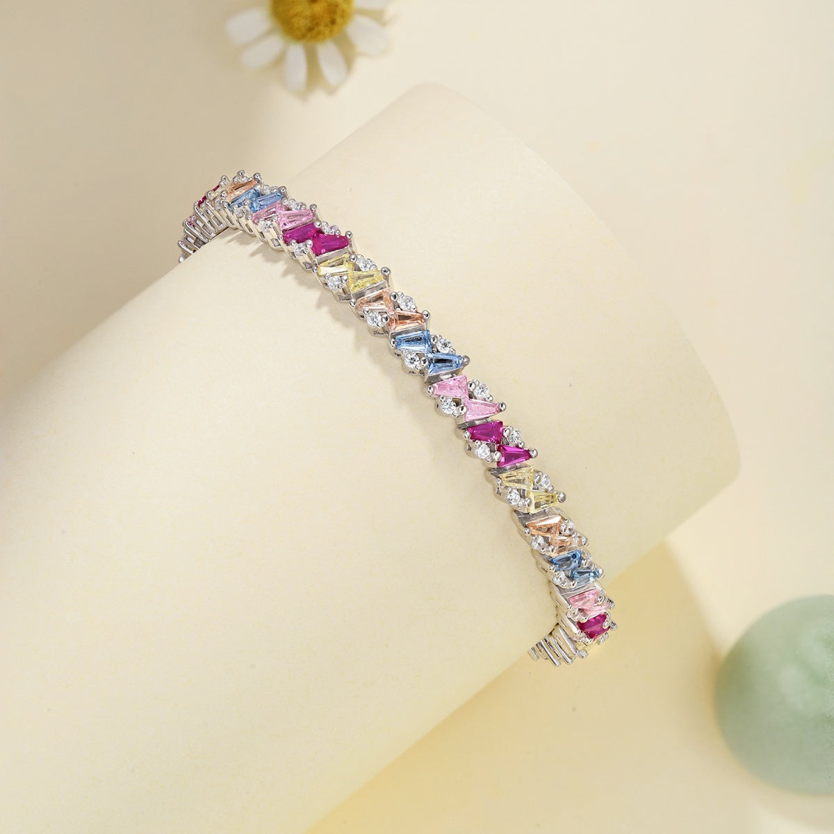 Angela Jewelry]Verziertes, funkelndes Party-Armband mit mehreren Schliffen
