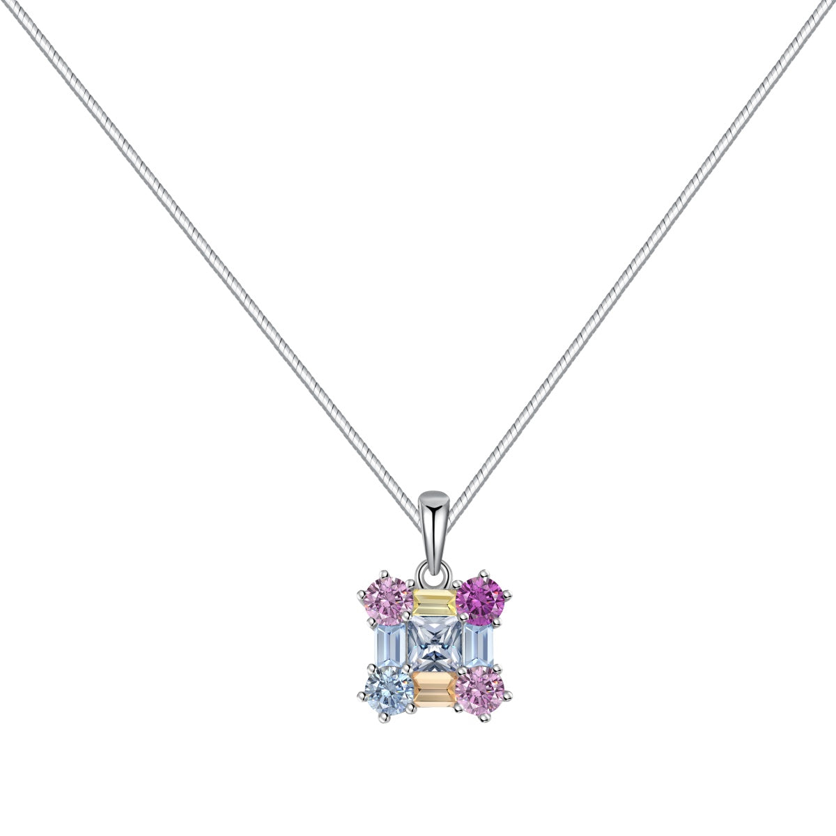 Angela Jewelry]Wunderschöne mehrfarbige Halskette