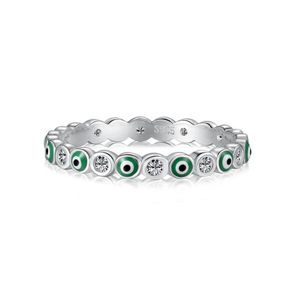 Angela Jewelry] Funkelnder, lebendiger Ring in runder Form für den Alltag