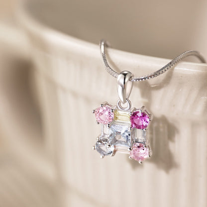 Angela Jewelry]Wunderschöne mehrfarbige Halskette