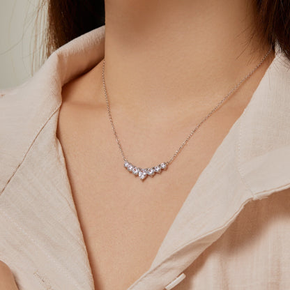 Angela Jewelry]Zierliche bunte Herzkette