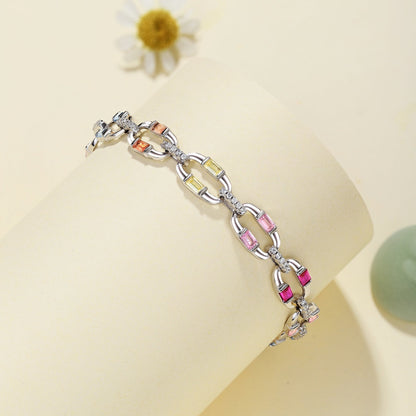 アンジェラジュエリー]まばゆいばかりのカラフルなデイリーブレスレット