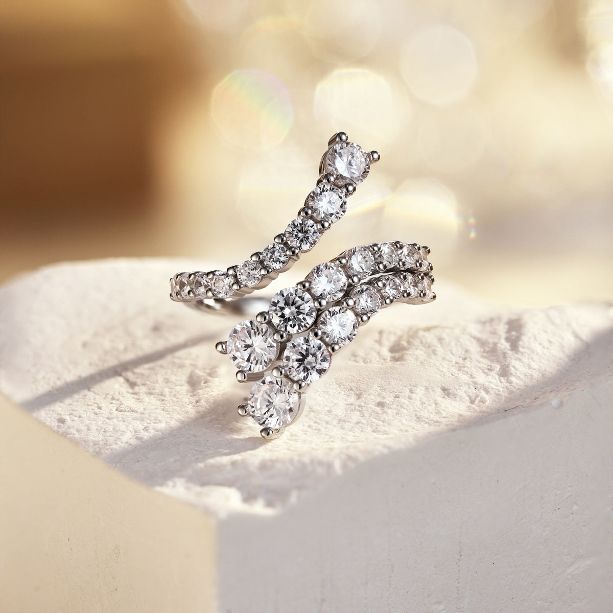 Angela Jewelry]Einzigartiger, lebendiger Ring in Schlangenform für den Alltag