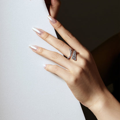 Angela Jewelry]Einzigartiger, lebendiger Ring in Schlangenform für den Alltag