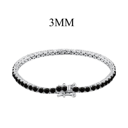 Angela Jewelry] Strahlend buntes Party-Armband im Rundschliff