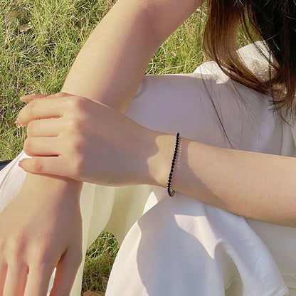 Angela Jewelry] Strahlend buntes Party-Armband im Rundschliff