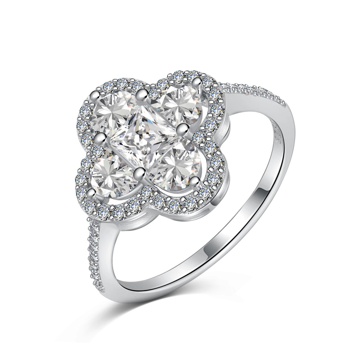 Angela Jewelry]Luxuriöser Bankettring in Blumenform