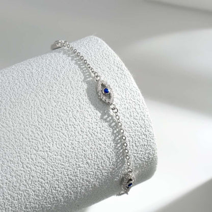 Angela Jewelry]Evil Eye Shape Pendent Necklace
