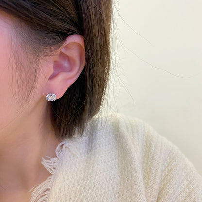 アンジェラジュエリー]クラシックプリンセスラウンドシェイプイヤリング