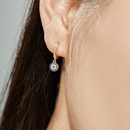 Angela Jewelry]Unique Devil Eye Earrings