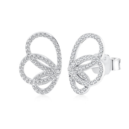Angela Jewelry]Exquisite Ohrringe in Schmetterlingsform